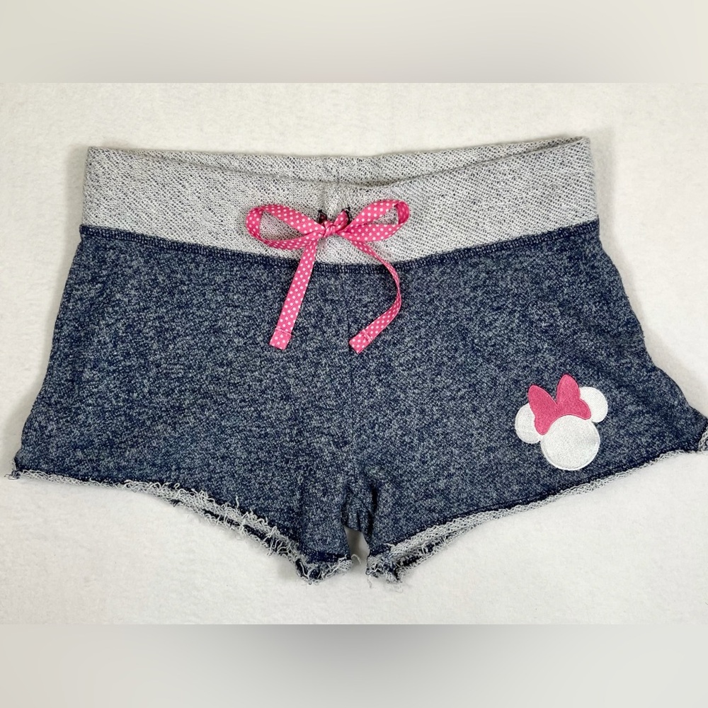 DISNEY PARKS Original Authentic Minnie Mouse Cutoff Pajama Sleep Shorts Size XS